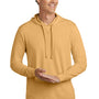 Allmade Mens Mineral Dye Long Sleeve Hooded T-Shirt Hoodie - Golden Wheat - New