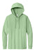 Allmade AL6305 Mens Mineral Dye Long Sleeve Hooded T-Shirt Hoodie Lichen Green Flat Front