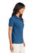 Brooks Brothers BB18201 Womens Pique Short Sleeve Polo Shirt Charter Blue Model Side