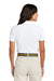 Brooks Brothers BB18201 Womens Pique Short Sleeve Polo Shirt White Model Back