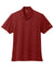 Brooks Brothers BB18220 Mens Performance Mesh Pique Short Sleeve Polo Shirt Rich Red Flat Front