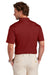 Brooks Brothers BB18220 Mens Performance Mesh Pique Short Sleeve Polo Shirt Rich Red Model Back