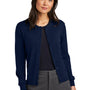 Brooks Brothers Womens Merino Long Sleeve Button Front Cardigan Sweater - Navy Blue Blazer - New