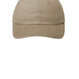 Port Authority Mens Brushed Twill Adjustable Hat - Khaki