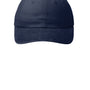 Port Authority Mens Brushed Twill Adjustable Hat - Navy Blue