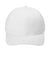 Port Authority C110 Mens Mesh Flexfit Hat White Flat Front