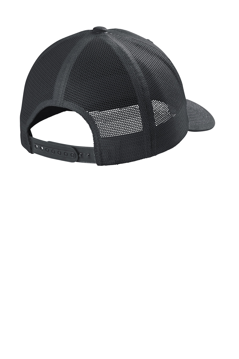 Port Authority C112ECO Eco Snapback Trucker Hat Steel Grey Flat Back