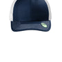 Port Authority Mens Eco Snapback Trucker Hat - True Navy Blue/White