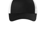 Port Authority Mens Low Profile Snapback Trucker Hat - Black/White