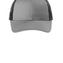 Port Authority Mens Low Profile Snapback Trucker Hat - Heather Grey/Black