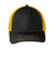 Port Authority C112 Adjustable Trucker Hat Black/Gold Flat Front