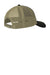 Port Authority C112 Adjustable Trucker Hat Black/Tan  Flat Back