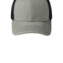 Port Authority Mens Adjustable Trucker Hat - Heather Grey/Rich Navy Blue