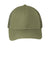 Port Authority C112 Adjustable Trucker Hat Olive Drab Green Flat Front