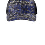 Port Authority Mens Digi Camo Snapback Trucker Hat - Patriot Blue Digital Camo/Steel Grey