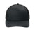 Port Authority C115LP Mens Low Profile Snapback Trucker Hat Black Flat Front