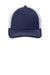 Port Authority C115LP Mens Low Profile Snapback Trucker Hat True Navy Blue/White Flat Front