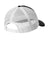 Port Authority C115 Snapback Trucker Hat Black/White Flat Back