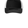 Port Authority Mens Snapback Trucker Hat - Black/White