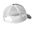 Port Authority C115 Snapback Trucker Hat Steel Grey/White Flat Back