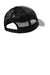 Port Authority C115 Snapback Trucker Hat Heather Grey/Black Flat Back