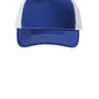 Port Authority Mens Snapback Trucker Hat - Patriot Blue/White