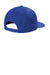 Port Authority C116 Snapback Flat Bill Hat Patriot Blue Flat Back