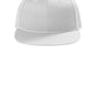 Port Authority Mens Snapback Flat Bill Hat - White