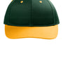 Port Authority Mens Snapback Hat - Dark Green/Gold