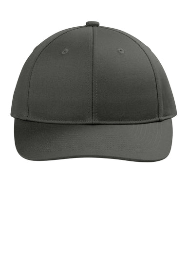 Port Authority C118 Snapback Hat Steel Grey Flat Front