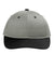 Port Authority C118 Snapback Hat Heather Grey/Black Flat Front