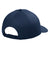 Port Authority C118 Snapback Hat True Navy Blue Flat Back