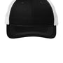 Port Authority Mens Snapback Trucker Hat - Black/White