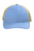 Port Authority C119 Snapback Trucker Hat Carolina Blue/Tan Flat Front