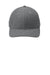 Port Authority C301 Performance Flexfit Snapback Hat Heather Grey Flat Front