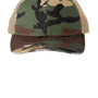 Port Authority Mens Distressed Mesh Back Adjustable Hat - Military Camo/Khaki