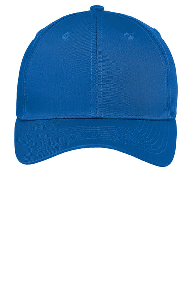 Port Authority C608 Easy Care Adjustable Hat Royal Blue Flat Front