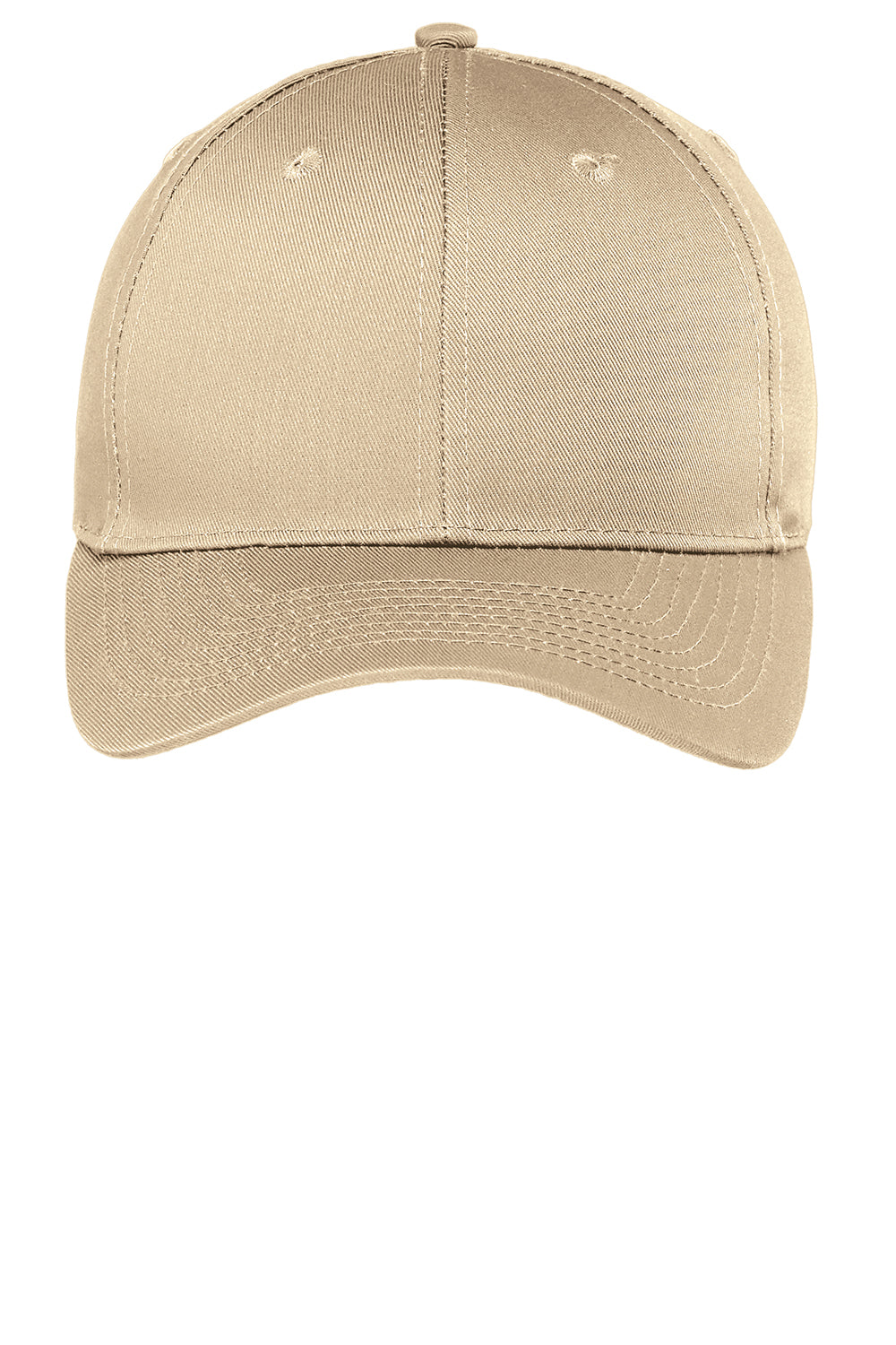 Port Authority C608 Easy Care Adjustable Hat Stone Flat Front