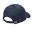 Port Authority C800 Fine Twill Adjustable Hat Navy Blue Flat Back