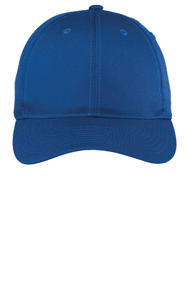 Port Authority C800 Fine Twill Adjustable Hat Royal Blue Flat Front