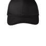 Port Authority Mens Fine Twill Snapback Hat - Black