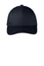 Port Authority C801 Fine Twill Snapback Hat Navy Blue Flat Front