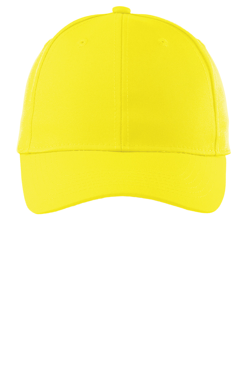 Port Authority C806 Adjustable Hat Safety Yellow Flat Front