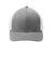 Port Authority C812 Mens Stretch Fit Hat Heather Grey/White Flat Front