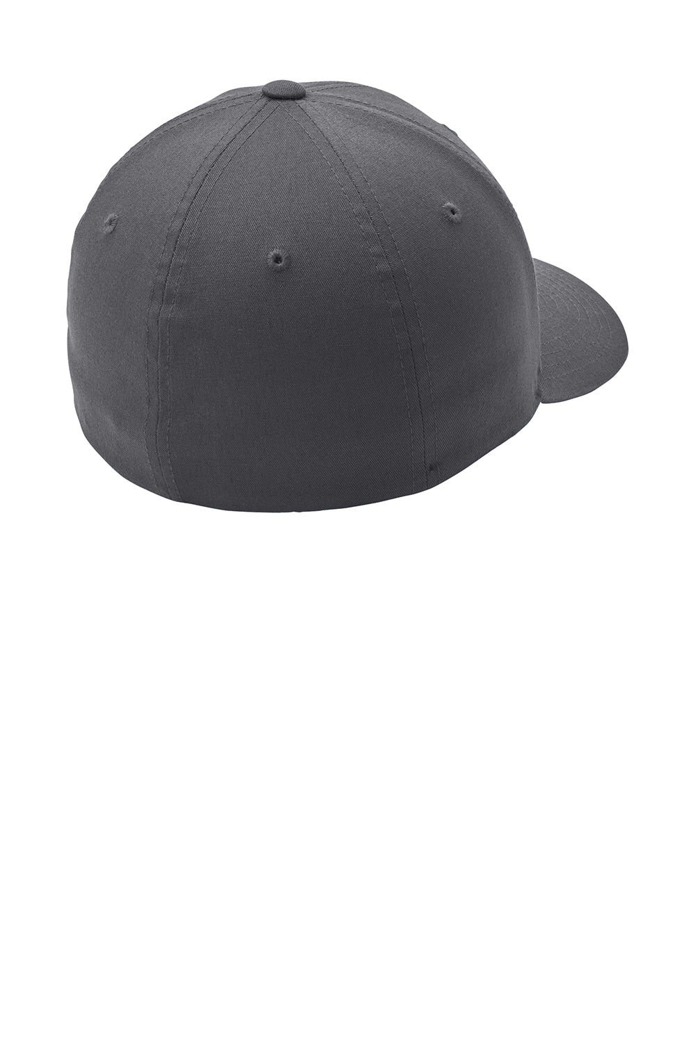 Port Authority C813 Mens Stretch Fit Hat Graphite Grey Flat Back