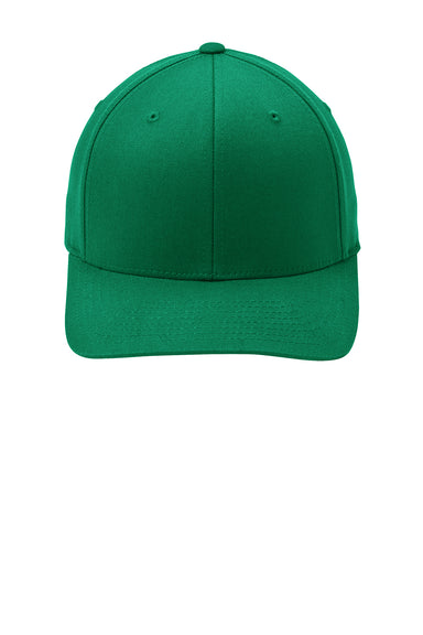 Port Authority C813 Mens Stretch Fit Hat Kelly Green Flat Front