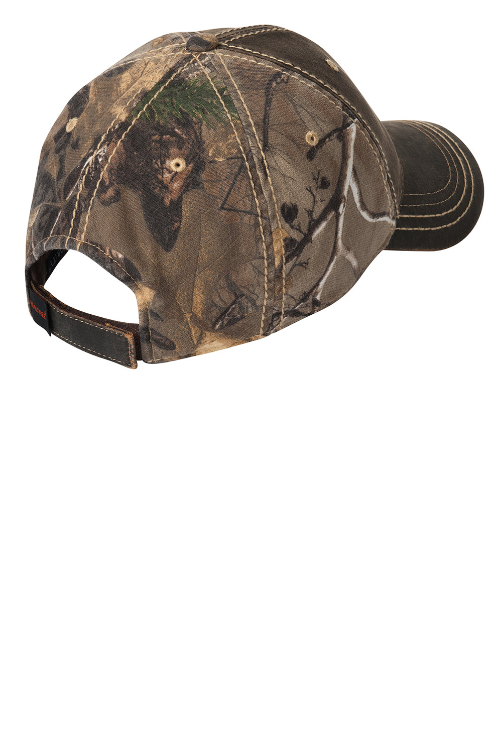 Port Authority C819 Pigment Print Camouflage Adjustable Hat Realtree Xtra Flat Back