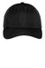 Port Authority C821 Moisture Wicking Adjustable Hat Black Flat Front