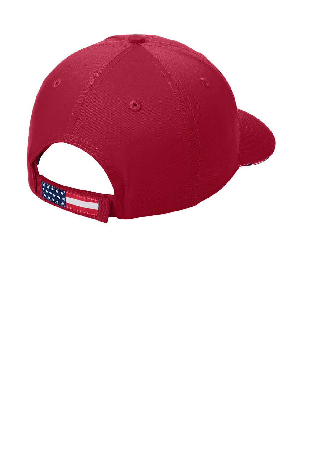 Port Authority C829 Adjustable Hat Deep Red Flat Back