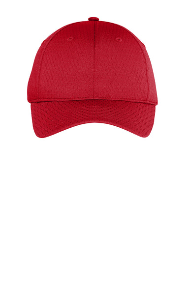 Port Authority C833 Adjustable Hat Red Flat Front